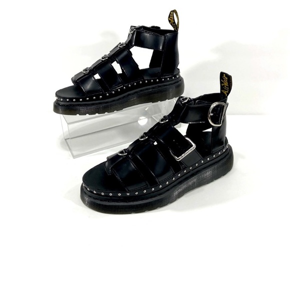 NEW MACKAYE HARDWARE LEATHER STRAP SANDALS - Picture 7 of 8